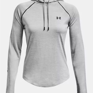 Under Armour Loose Fit Velocity Women’s Hoodie Gray - Large